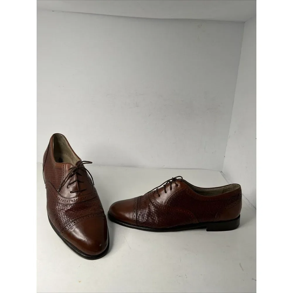 Italian Leather Florsheim Barletta Series mens shoes size 11 EUC